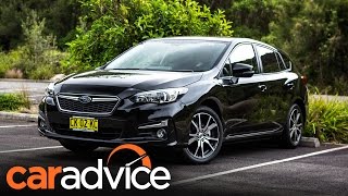 2017 Subaru Impreza review  CarAdvice [upl. by Karlow735]