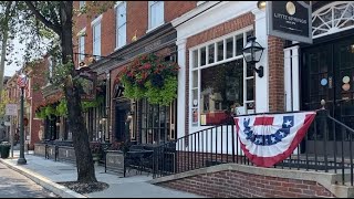 The beautiful town of Lititz in Lancaster County PA lititzpa amishcountrypa lancasterpa [upl. by Aixela]