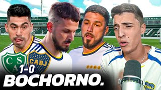 HORRIBLE Sarmiento 1  Boca 0  Análisis en Caliente  Copa de la Liga  Toto Bordieri [upl. by Metah]