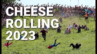 Cheese Rolling 2023 Coopers Hill Brockworth Gloucester [upl. by Iur354]