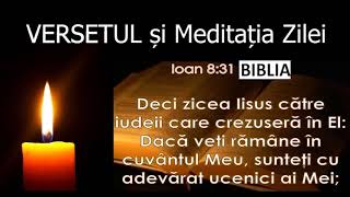 Versetul si Meditatia zilei de 11 Septembrie  slujitor Dani [upl. by Ennirak]