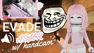 1 HOUR of EVADE Keyboard ASMR w Handcam Creamy Clicky Clacky  1000 Sub Special 🎉 [upl. by Glass653]