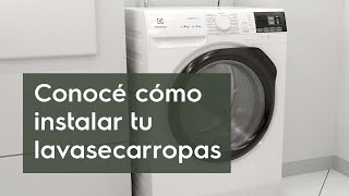 Cómo instalar tu lavasecarropas Electrolux [upl. by Ahsienot771]