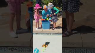 Which Item SINKS The FASTEST  shorts blippi sinkorswim sinkorfloat kids learning swimming [upl. by Narbig]