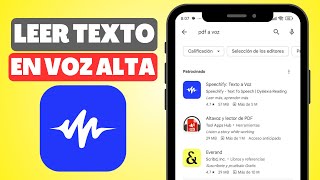 ¿Cuáles son las Mejores Apps para Leer Texto de PDF en Voz Alta en Español en Android [upl. by Nykal841]