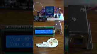 Controlling Solenoid Door Lock with ARDUINO using RFID Reader Module shorts TMEEducation [upl. by Lagas]