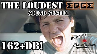 EDGE SUBWOOFER Sound System BUILD REVIEW  The LOUDEST EDGE Car Audio Sound System in Europe [upl. by Eenor981]