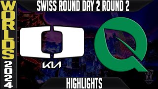 DK vs FLY Highlights  LoL Worlds 2024 Swiss Stage Day 2 Round 2  Damwon KIA vs FlyQuest [upl. by Htebharas]