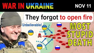 11 Nov Russians Lost 120 Men in 1 Min Forgot to Use Artillery  War in Ukraine Explained [upl. by Meelak]