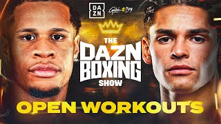 DEVIN HANEY OPEN WORKOUT DAZN BOXING SHOW SPECIAL  Haney vs Garcia [upl. by Hadwyn]