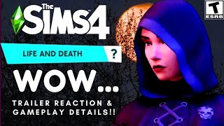 WOW Sims 4 Life amp Death Gameplay and Trailer Reaction [upl. by Rafferty]