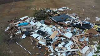 02042022 Hale County  Sawyerville AL  Tornado Aftermath  Manufactured Homes Destroyed [upl. by Yaker]