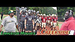 Creekside High School vs Langston Hughes High School Spring Football 2024 Full Game Highlights [upl. by Artemed319]