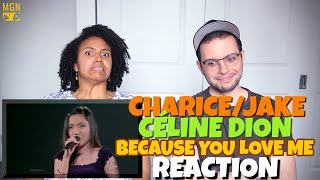 ChariceJake amp Celine Dion  Duet at Madison Square Garden  REACTION [upl. by Quartus139]