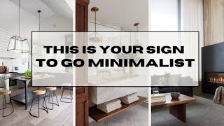 THIS Is YOUR Sign To Go MINIMALIST  Home Decor 101 [upl. by Enelrac]