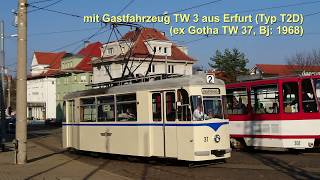 Gotha quot90 Jahre Linie 2 zum Ostbahnhofquot 2425032018 [upl. by Sheilah]