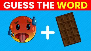 Can You Guess the Word by Emoji 🔥  Ultimate Emoji Puzzle Challenge [upl. by Artenak]