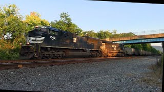 4K 91424 NS 578 a loaded coaltrain is eastbound Millerstown PA shorts short viralvideo video [upl. by Sheply]