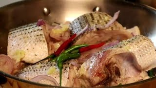 Easy Stripped Bass dinner ShoppingPantry List Below [upl. by Anuahsar981]