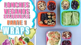 LUNCH VEGANOS PARA EL TRABAJO O LA ESCUELA Parte 1 Almuerzos Saludables [upl. by Aleahs362]