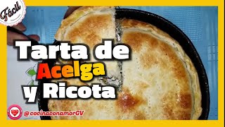 Paso a Paso 🍥👩🏽‍🍳🔸COMO Hacer TARTA de Acelga y Ricota TARTA de Ricota y Acelga [upl. by Frederich584]