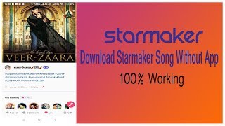 How To Download Starmaker cover Song Without Any Software amp Apps [upl. by Edia]