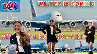 LIVE 1st of DECEMBER Arrivals SHOW at Amsterdam Airport  ATC [upl. by Stephana145]