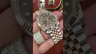 Datejust 41 Chocolate Diamond Dial [upl. by Norod]