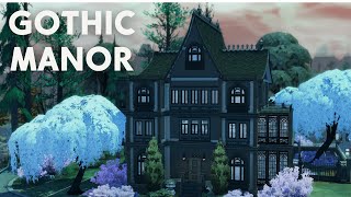 Victorian Gothic Manor  The Sims 4 Speed Build [upl. by Ocker411]