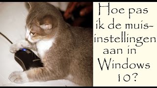 Hoe pas je de kliksnelheid van de muis aan en verander je van muisknop [upl. by Garrity]