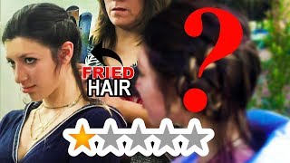 going to the WORST REVIEWED HAIR SALON ON YELP IN MY CITY to style my hair 😱 [upl. by Dominus850]