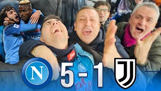 👋 UMILIATI UN SOGNO NAPOLIJUVENTUS 51  LIVE REACTION NAPOLETANI dallo STADIO MARADONA [upl. by Sirac]