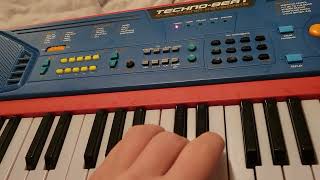 reviewing the techno beat electronic keyboard [upl. by Tebor]