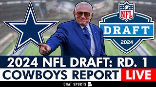 Dallas Cowboys NFL Draft 2024 Live Round 1 [upl. by Ariayek]