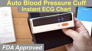 Wellue FDA Approved Wireless Blood Pressure Monitor with ECGEKG Charts Unboxing and 1st Look [upl. by Nuarb]