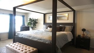 How to make a canopy bed [upl. by Ahsircal]