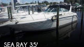 SOLD Used 1990 Sea Ray 350 Sundancer in Gulfport Florida [upl. by Ytoc16]