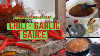 CHILI  GARLIC SAUCE quotChowkingStylequot [upl. by Zildjian]