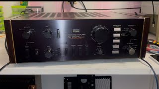 Sansui aud707x decade №2 профилактика Часть 1 [upl. by Etteiram]