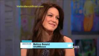 Melissa Benoist at quotAnderson Livequot  0712 [upl. by Munt]