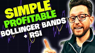 Crazy Simple Bollinger Band Rsi Trading Strategy Thats Actually Profitable [upl. by Dnomad]