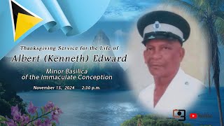 Thanksgiving Service for the Life of Albert Kenneth Edward  November 15 2024  230 pm [upl. by Dazhahs]