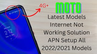 Moto One 5G Internet Settings Apn Setup  Moto Edge 4G Network Solution 100 Fix [upl. by Puttergill]