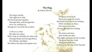 The Hag Witch Poem by Robert Herrick [upl. by Elbertina31]