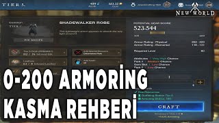 0200 ARMORİNG KASMA REHBERİ  NEW WORLD BÖLÜM 130 [upl. by Neersan]