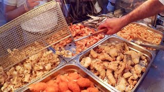 Fried Seafood Top Cooking Skills Italian Street Food [upl. by Gagliano]