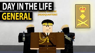 ROBLOX Day in the Life  British Army General [upl. by Dilly]