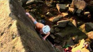 Katy Whittaker Climbs Nosferatu E6 [upl. by Herzel]