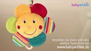 BABYFEHN Spieluhr 70ies Stripes Blume  Babyartikelde [upl. by Leahcar]