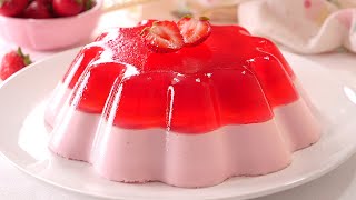 Tarta de Fresa Sin Horno muy Fácil y Deliciosa solo 3 Ingredientes [upl. by Prima]